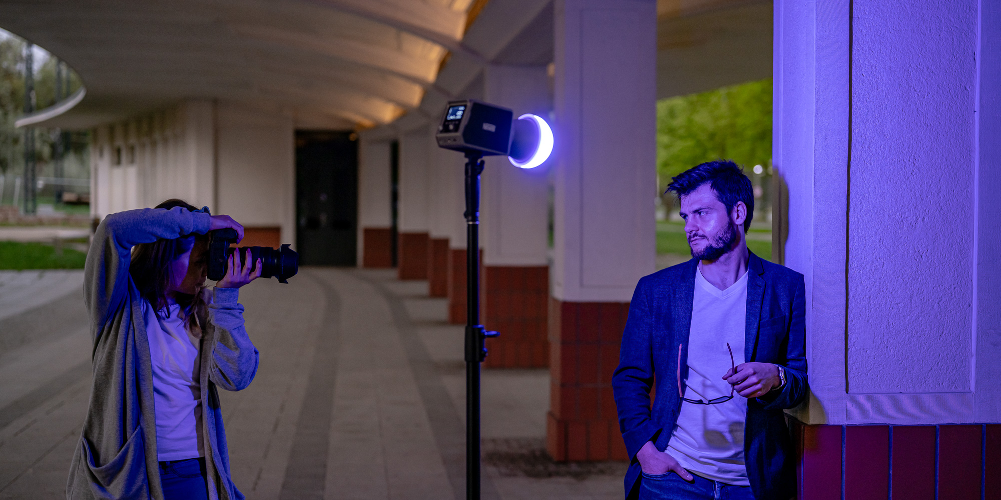 Lampa LED Newell Zora 90 RGB